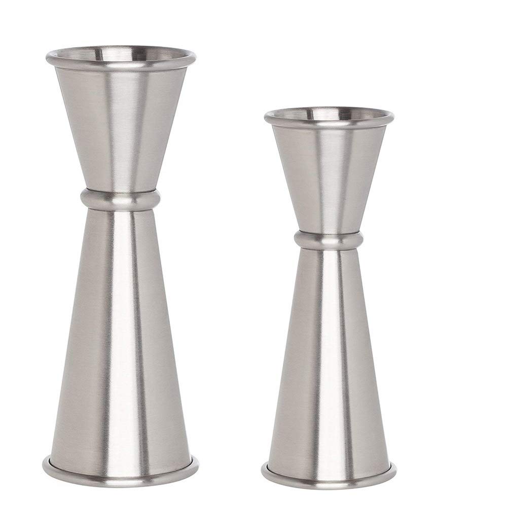 Divris Japanese Style Double Side Cocktail Jigger : 25-50 and 30-60 ml : 2 Pcs
