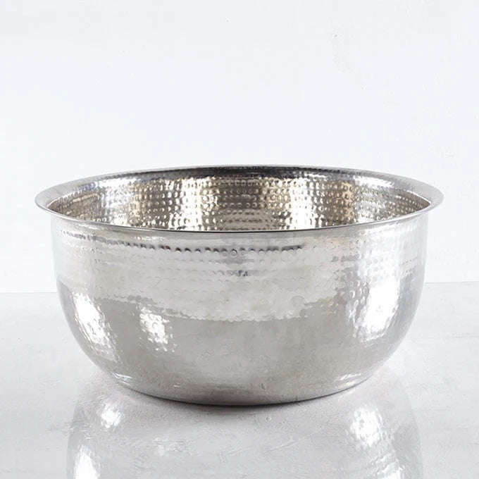 Hammered Stainless Steel Pedicure Bowl