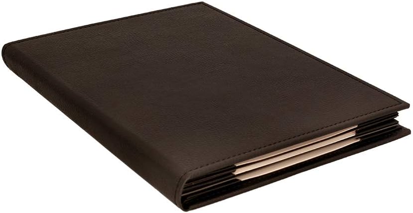 Menu Covers Book style (4 panel 6 view folder) BROWN : 20 Pcs Pack