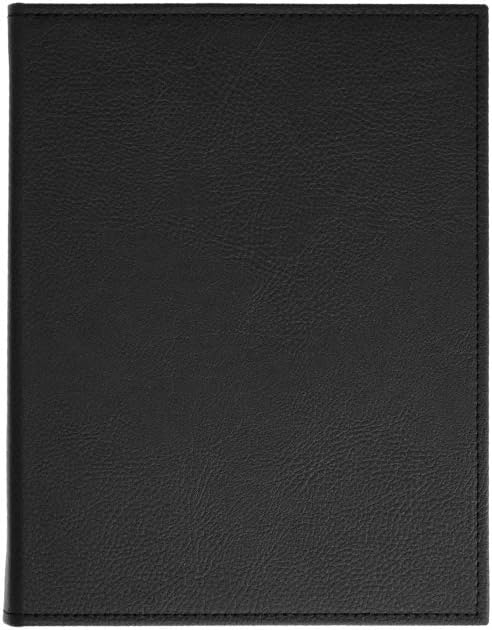 Menu Covers Book style (4 panel 6 view folder) Black: 20 Pcs Pack