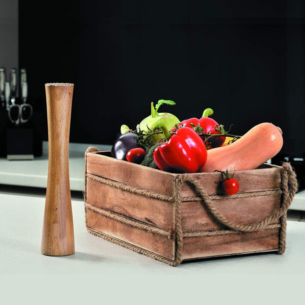 Divris Sheesham Wider head Wooden Muddler 12 Inches: 50 Pcs/Pack