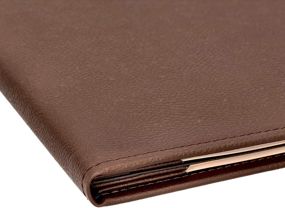 Leather Menu Covers (2 Panel 2 View folder) BROWN (20 Pcs Pack)
