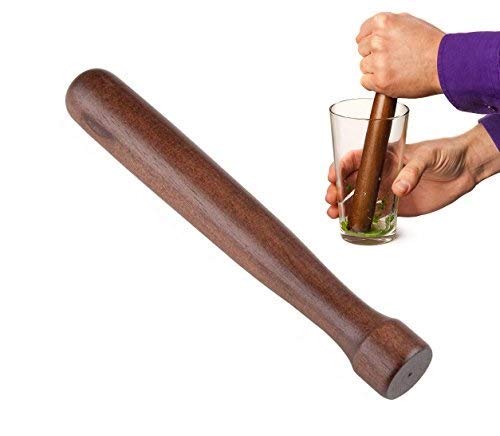 Divris Sheesham Wooden Mojito Muddler 10 - Inch