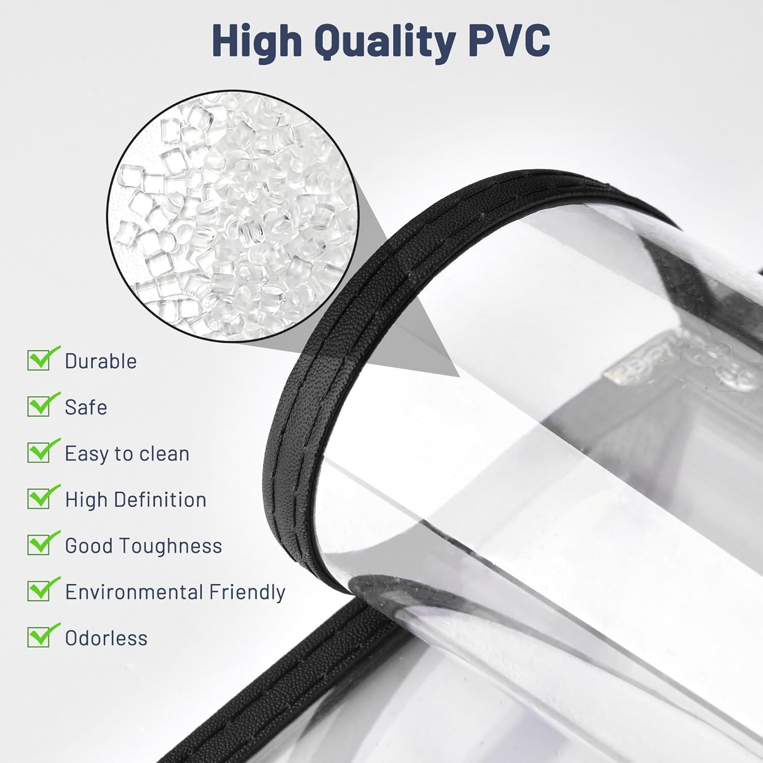 Divris PVC Restaurant Menu Cover, Menu Holder, Cafe Bar Beverage Menu Folder, Clear PVC Menu Folder (14 View): 50 Pcs Pack