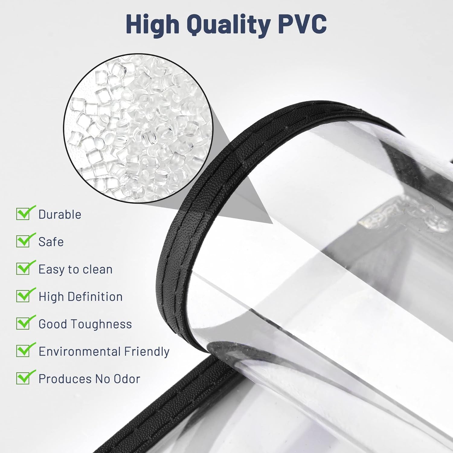 Divris PVC Restaurant Menu Cover, Menu Holder, Cafe Bar Beverage Menu Folder, Clear PVC Menu Folder (10 View): 50 Pcs Pack
