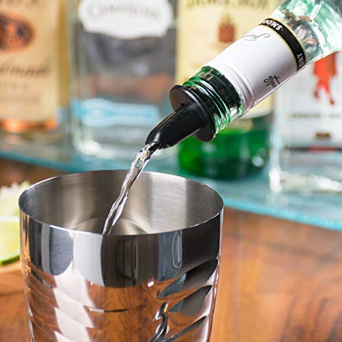 Free-Flow Bottle Speed Pourers Black Plastic