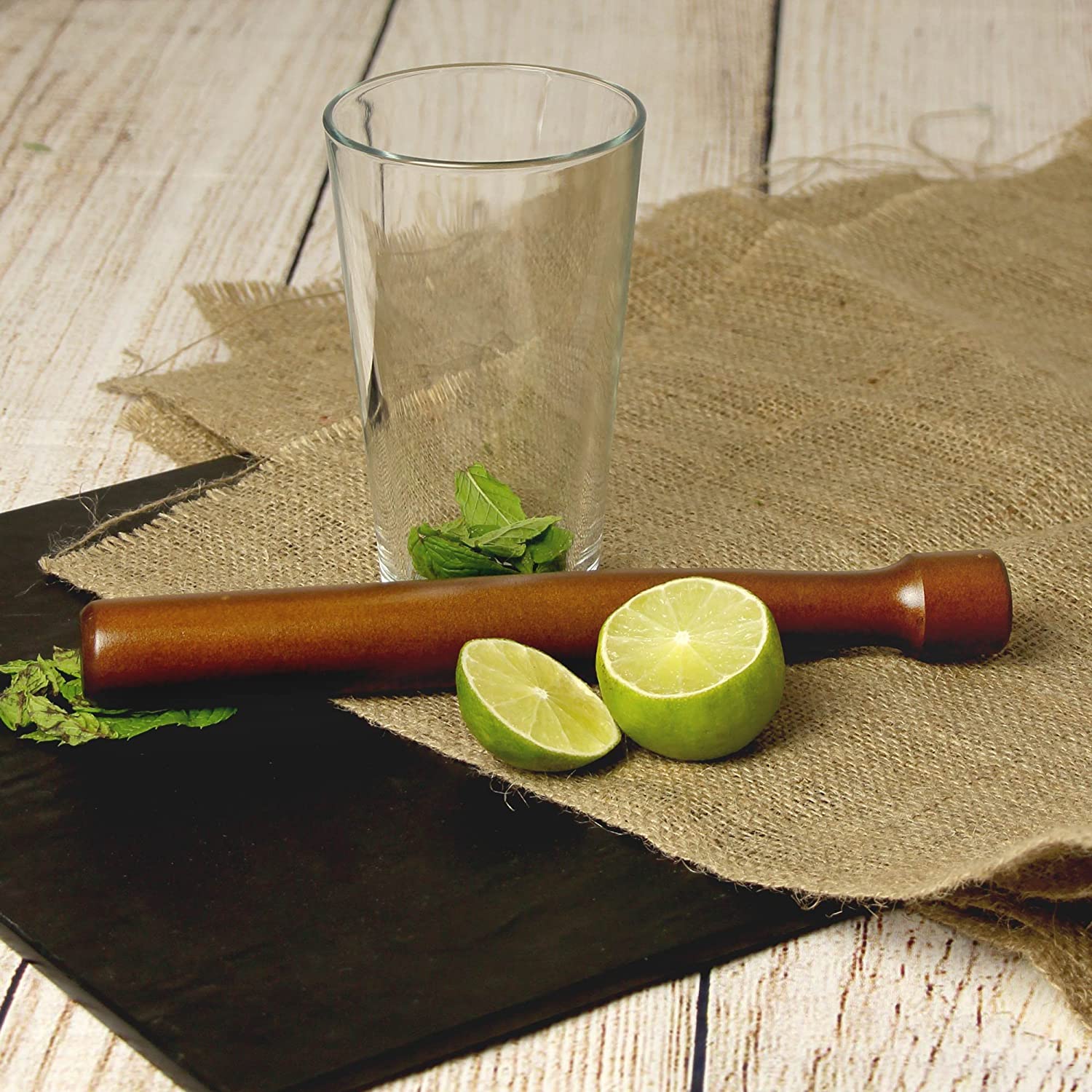 Divris Sheesham Wooden Mojito Muddler 10 - Inch