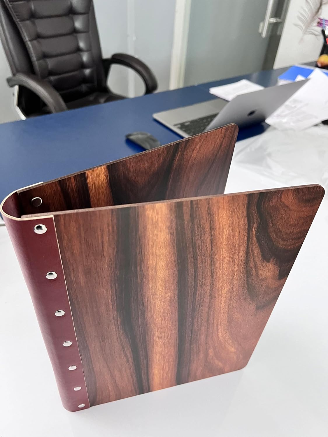 Divris Wooden Menu Cover : Binder Style