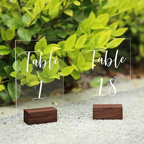 Divris Natural Wood Place Card holders 6 x 3.2 x 2.5 cm : 12 Pcs