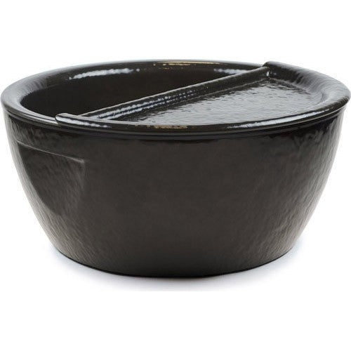 Pedicure Bowl with foot rest - Black Resin
