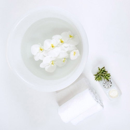 Pedicure Bowl - White Resin